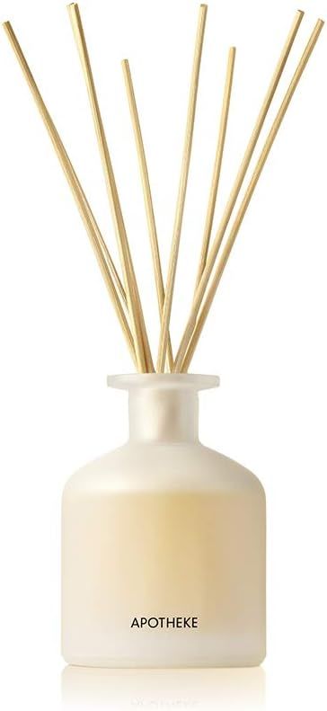 APOTHEKE Luxury Scented Oil Reed Diffuser, Amber Woods, 6.7 oz - Lily of The Valley, & Jasmine Fr... | Amazon (US)