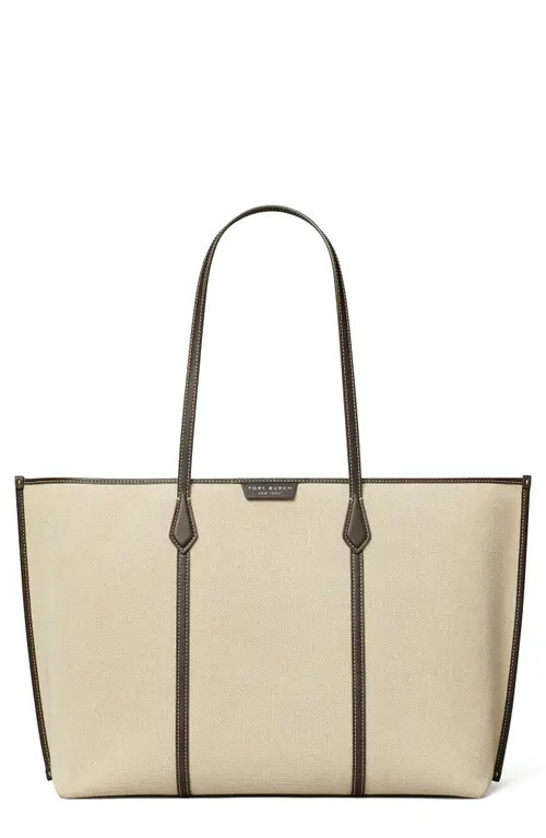 Tory Burch Perry Canvas Tote in Natural at Nordstrom | Nordstrom