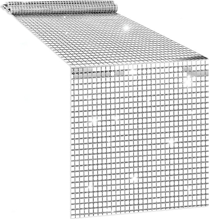 12 x 90 Inches Glitter Disco Party Table Runner Retro 70s 80s Theme Birthday Party Decorations Se... | Amazon (US)