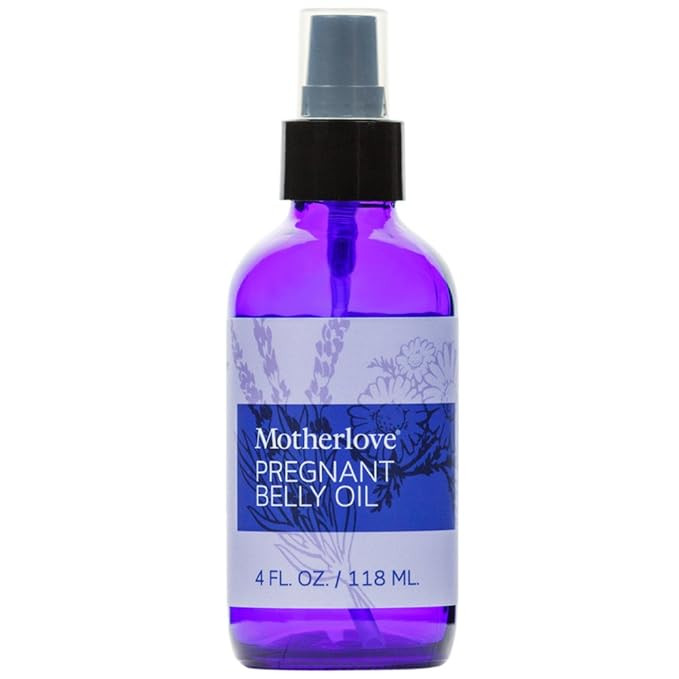 Motherlove Pregnant Belly Oil (4 oz) Natural Moisturizer to Soothe Itchy Skin & Prevent Stretch M... | Amazon (US)