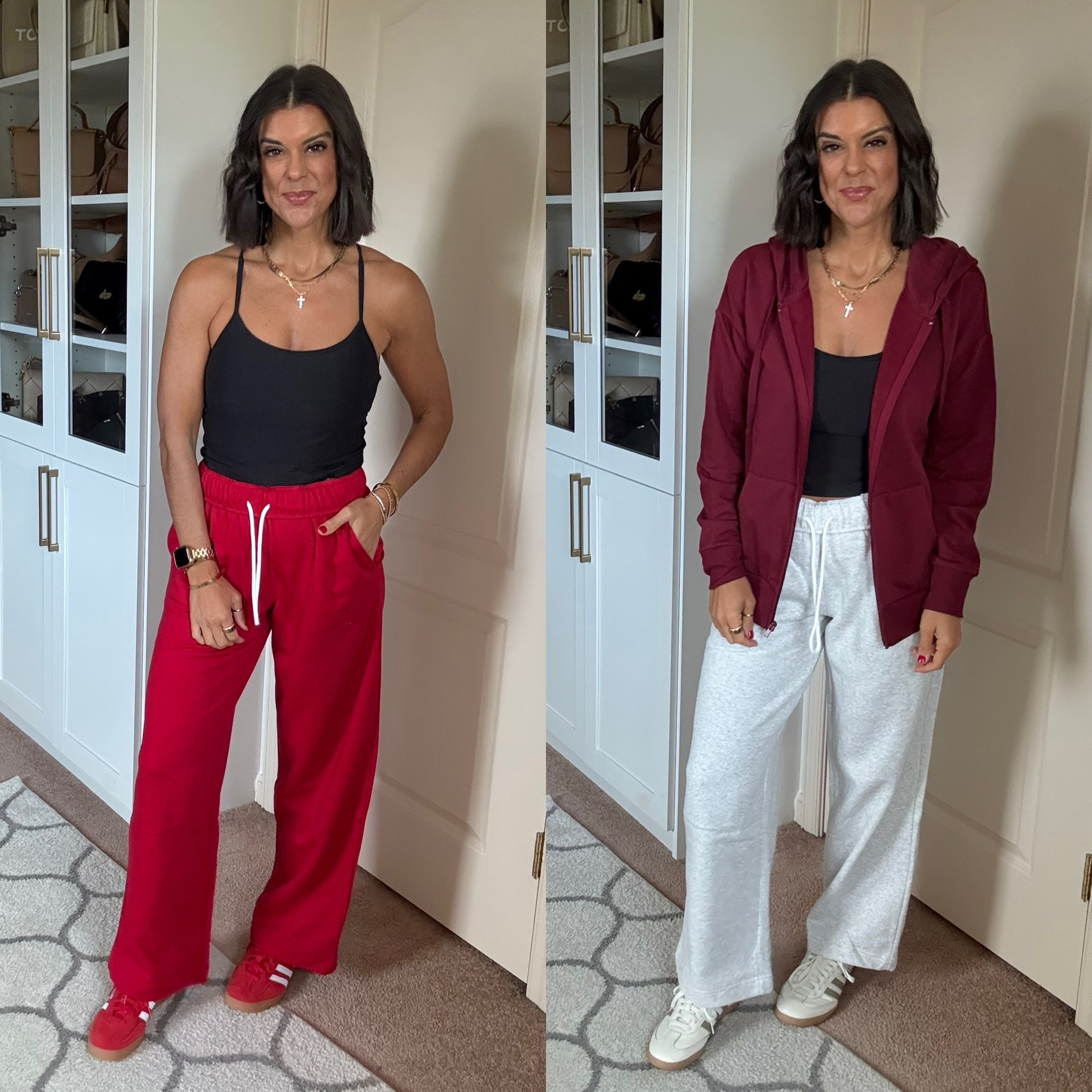 Obsessed with these Walmart sweatpants! $15 for two pairs! Sized
Up to a medium in sweatpants and hoodie for a looser fit 

#LTKSeasonal #LTKHoliday #LTKCyberWeek