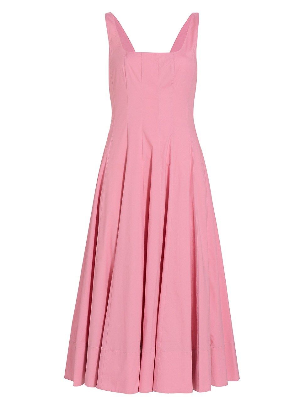 Women's Wells Cotton Poplin A-Line Midi-Dress - Quartz - Size 4 - Quartz - Size 4 | Saks Fifth Avenue
