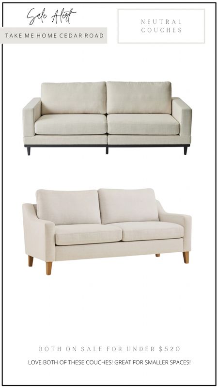 SALE ALERT NEUTRAL COUCHES

great prices on these sofas from Walmart! Easy returns if necessary. Love both of these! Especially for smaller living spaces. Great for an apartment or formal sitting room! 

Sofa, couch, neutral sofa, neutral couch, living room, Walmart 

#LTKsalealert #LTKhome
