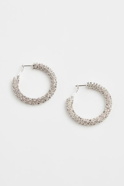 Rhinestone Earrings | H&M (US + CA)