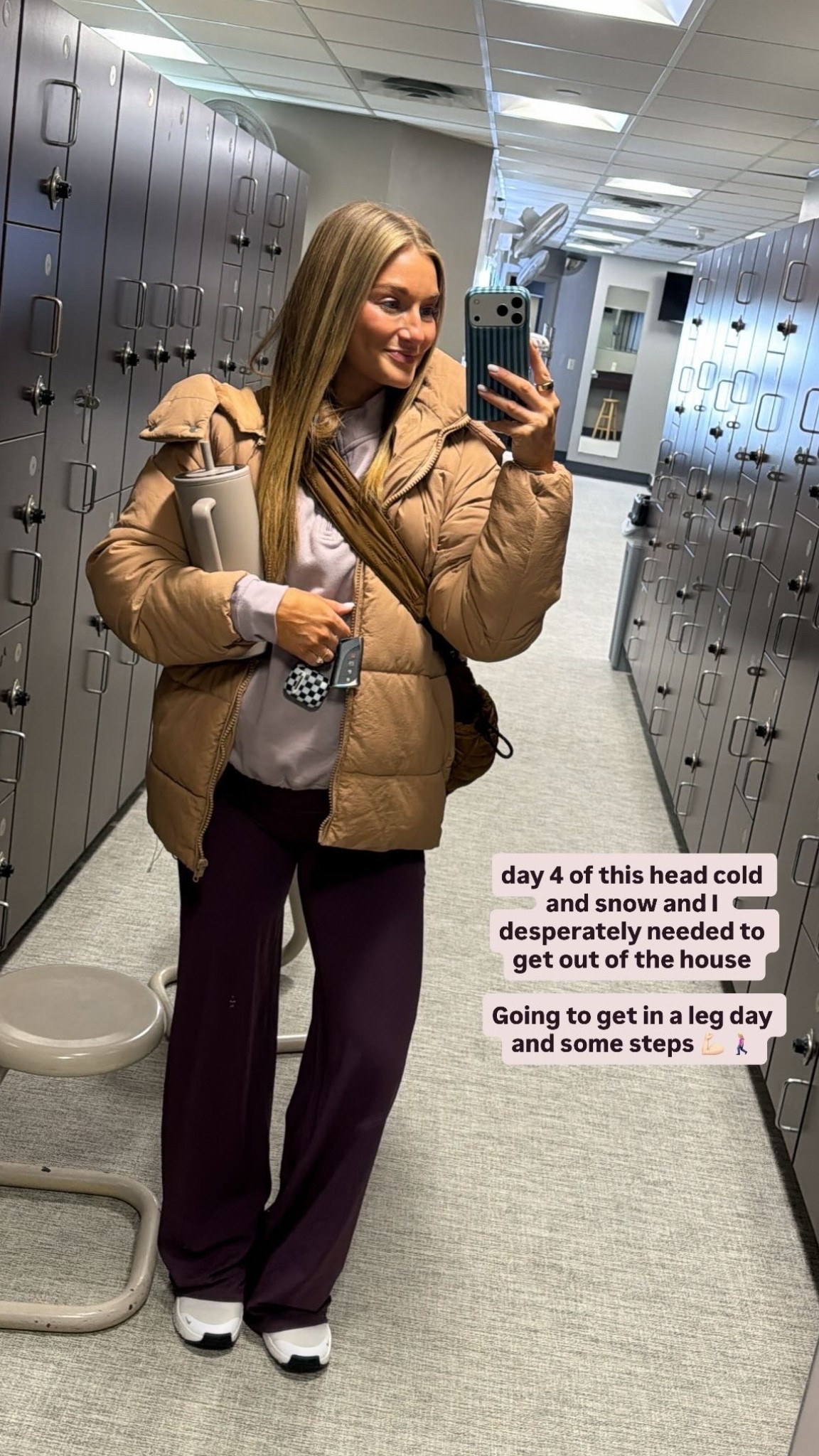 Size small coat, small leggings, large sweatshirt! 

#LTKootd #LTKTall #LTKSeasonal