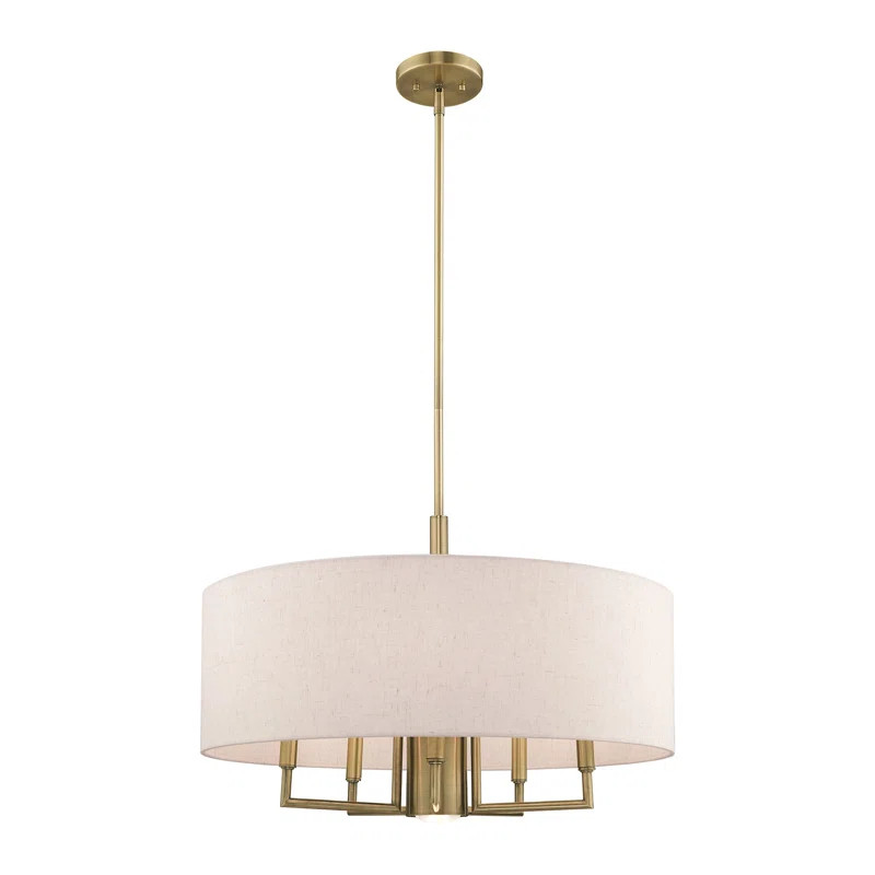 Flaire 6 - Light Dimmable LED Drum Chandelier | Wayfair North America