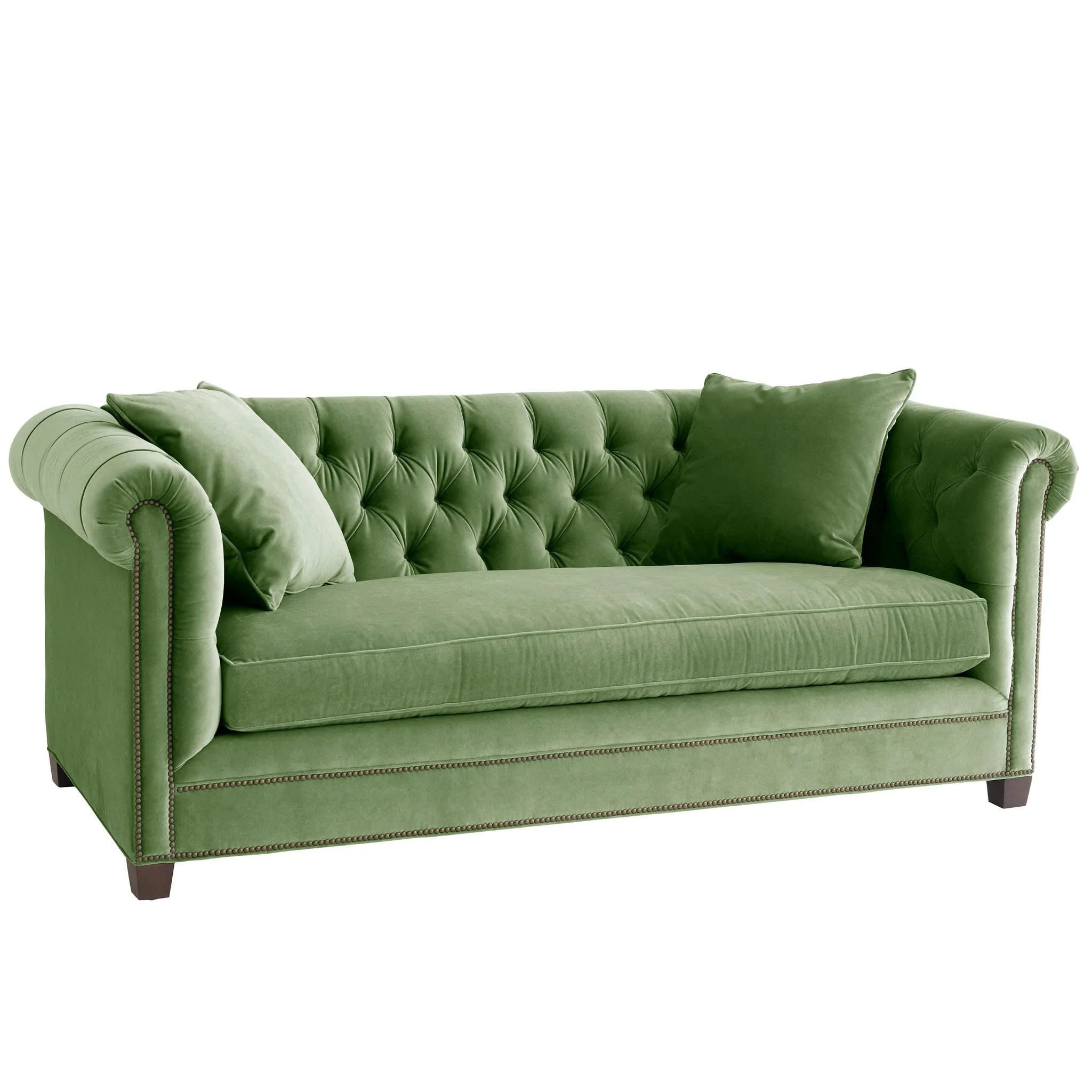 Richmond Sofa | Daydream Velvet Evergreen | Annie Selke