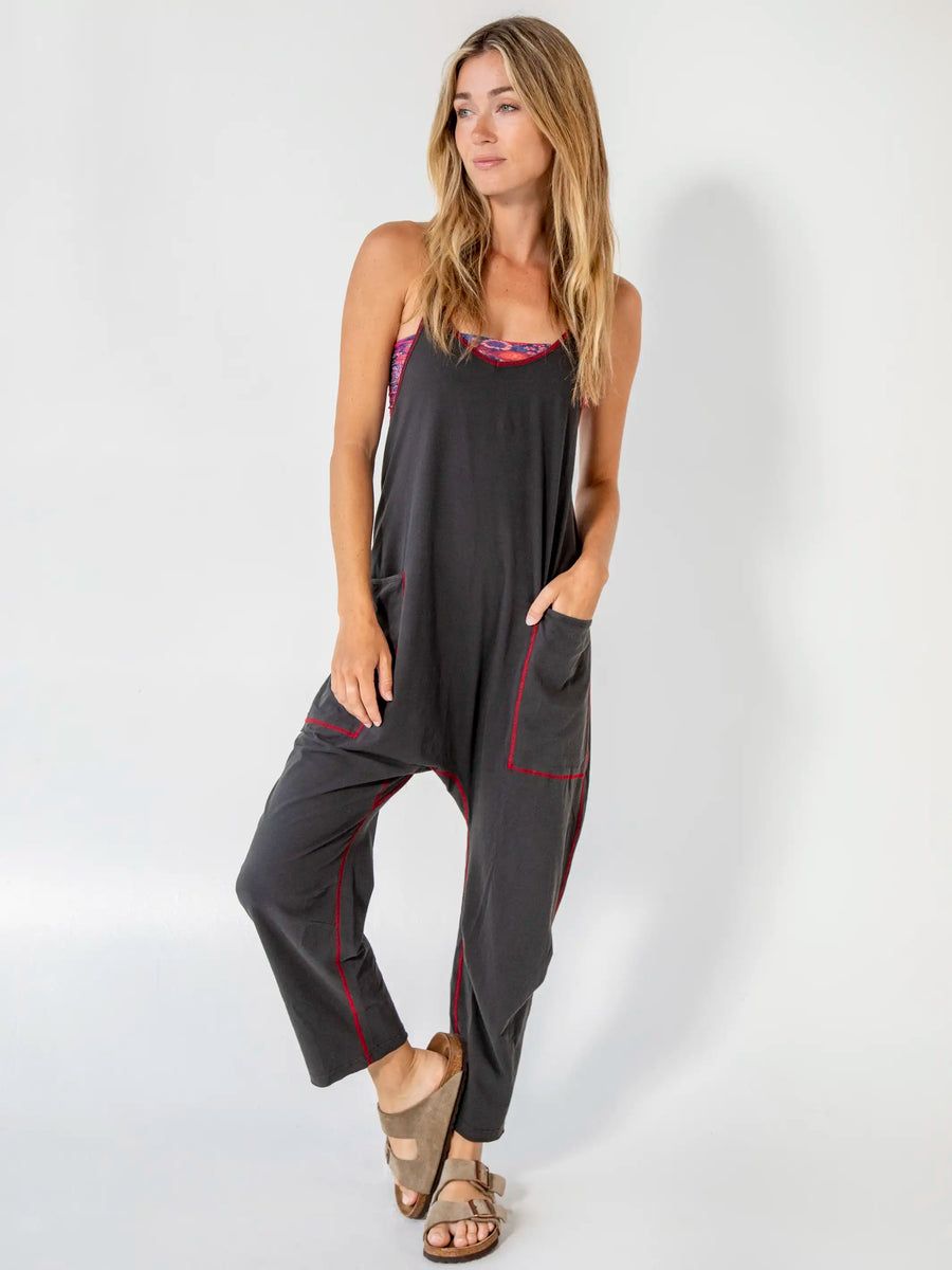 Lucy Jumpsuit - Charcoal | Natural Life