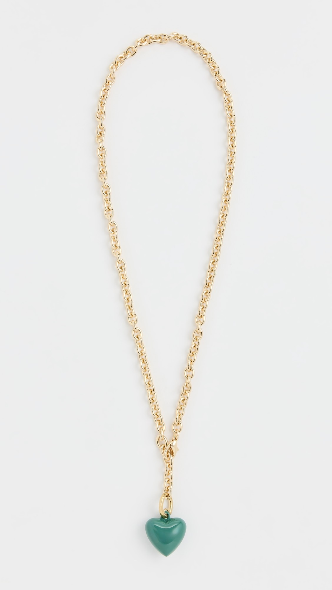 The Mini Puffy Heart Necklace | Shopbop