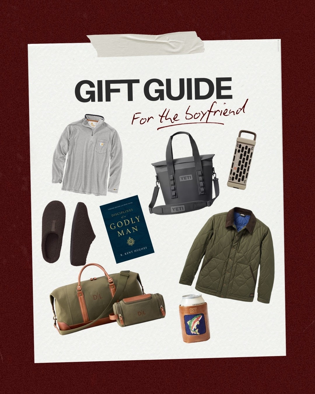 Gift guide for the boyfriend!!


#LTKHoliday #LTKCyberWeek #LTKGiftGuide