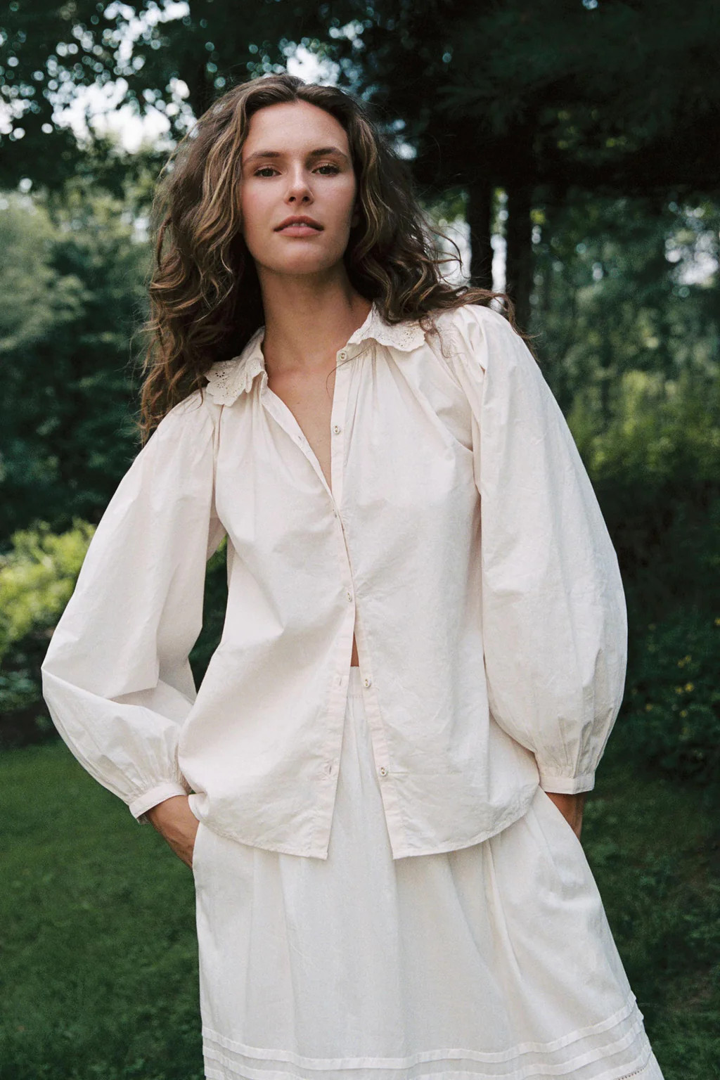 The Jasmine Blouse| Pearl | Christy Dawn