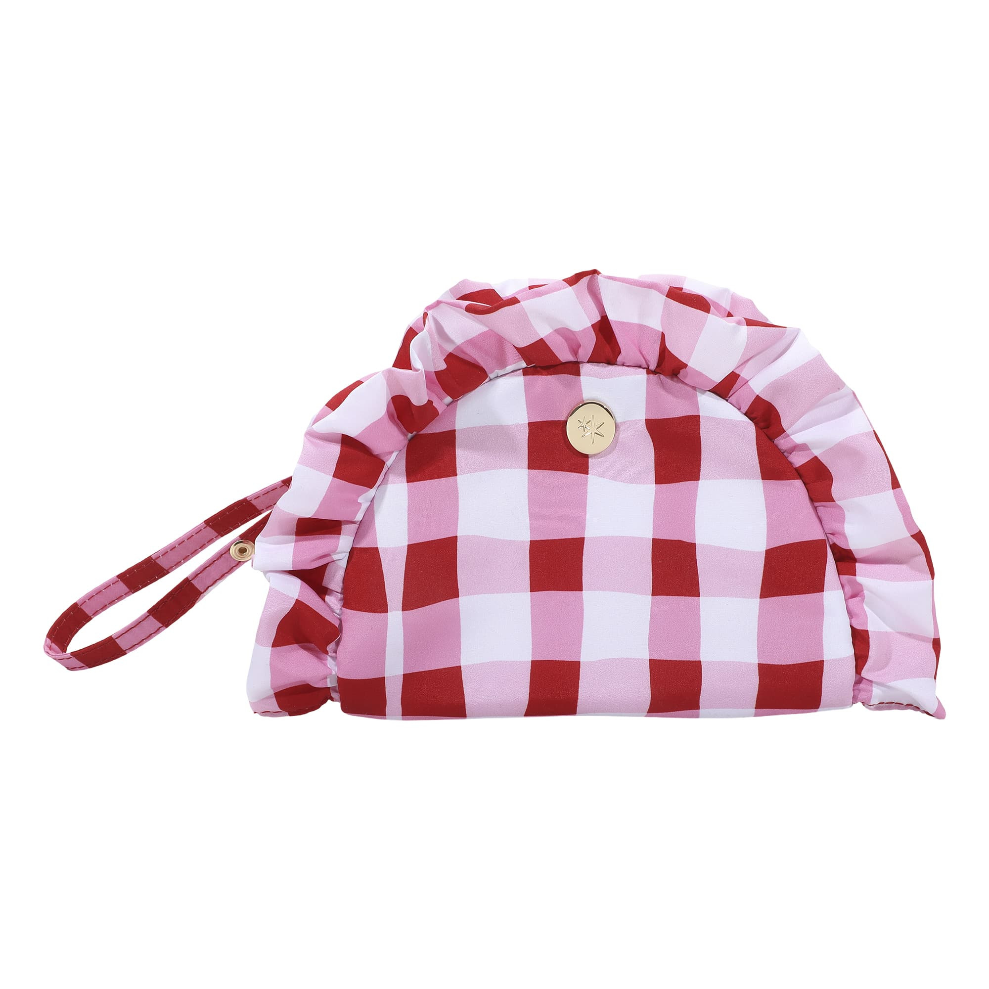 Picnic Perfect Gingham Ruffled Clutch | Packed Party