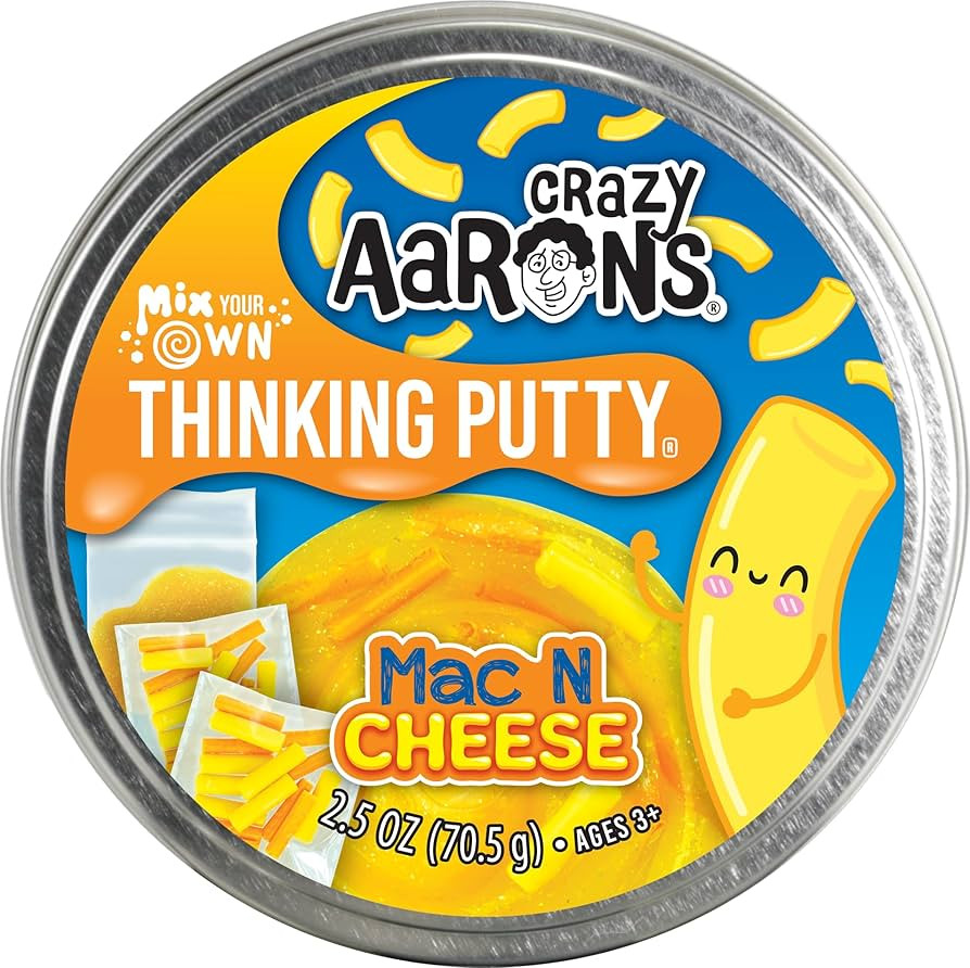 Crazy Aaron's® Mix Your Own Mac & Cheese Thinking Putty® | Amazon (US)