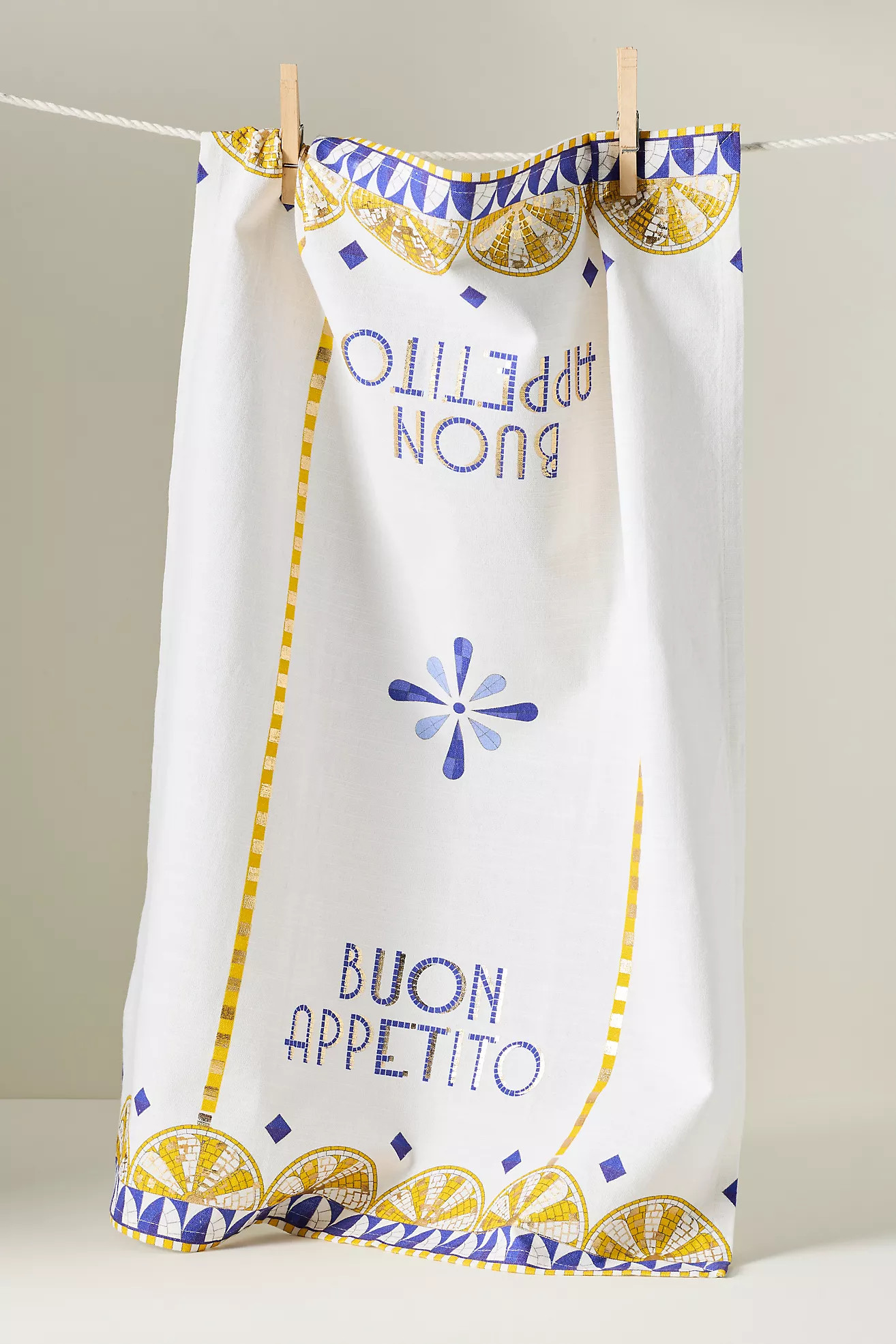 Bistro Tile Tea Towel: Italia Edition | Anthropologie (UK)