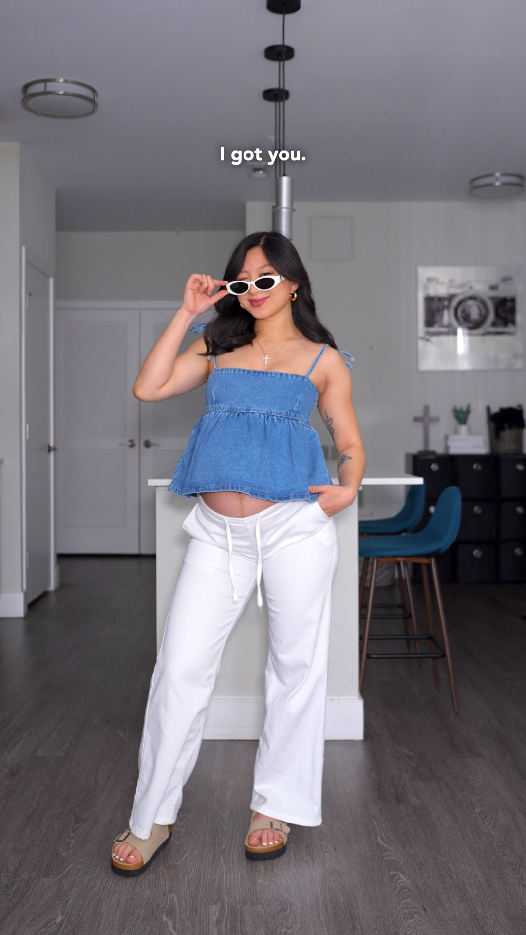 Blue Denim Babydoll Top: size 2
Beige Slides: true to size
Black Maternity Ruched Tee: size S
Gingham Babydoll Dress: size 2
Mary Jane Heels: true to size
Black Tiered Maxi Skirt: size S (YesStyle code: VIVACIOUSHON)
Red Cardigan: size XS
Striped Maternity Maxi Dress: size S (code: VANESSA10)
Linking similar products

Maternity outfit, pregnant fashion, bump style, style tips, outfit idea, how to style, spring fashion, summer style 

#LTKootd #LTKmomlife #LTKBump