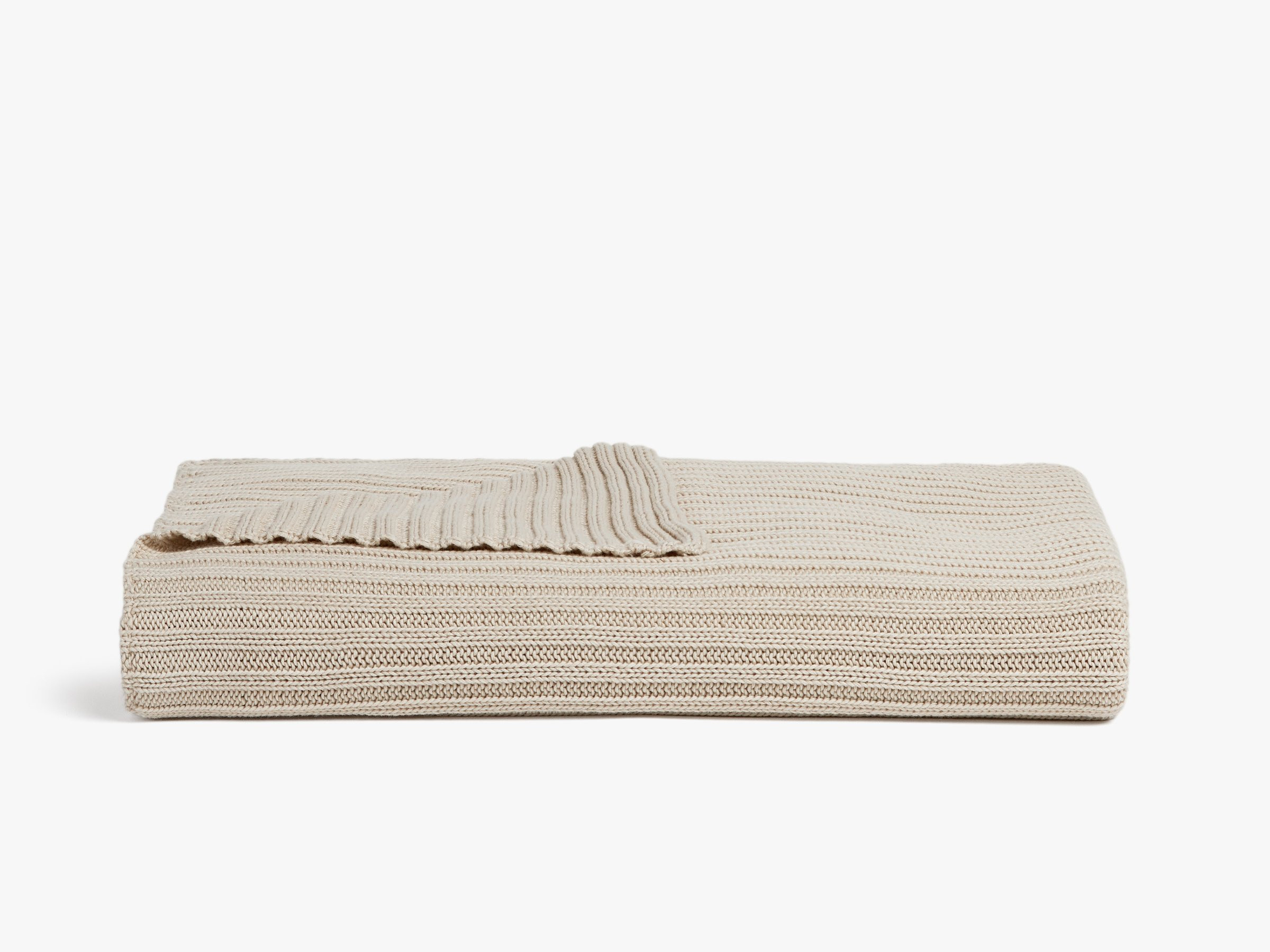 Oversized Rib Knit Throw | Parachute