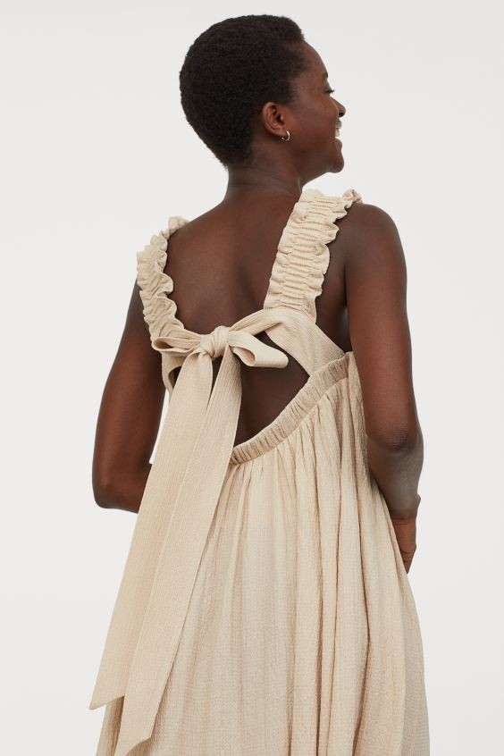 Robe trapèze avec nœud | H&M (FR, IT, ES, PT, BE)