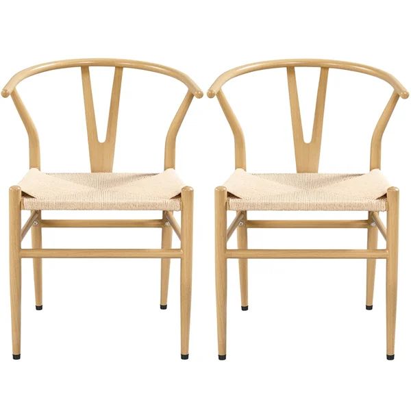 Gustavo Y Shape Arm Chair (Set of 2) | Wayfair Professional