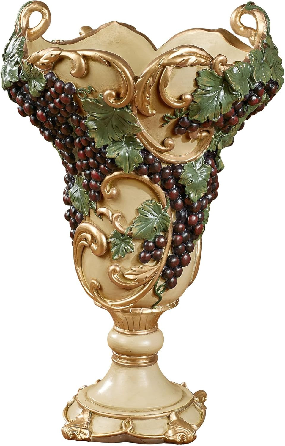 Touch of Class Vigne Elegante Decorative Table Vase Dark Red | Grape Designs | Tuscan Style Decor... | Amazon (US)