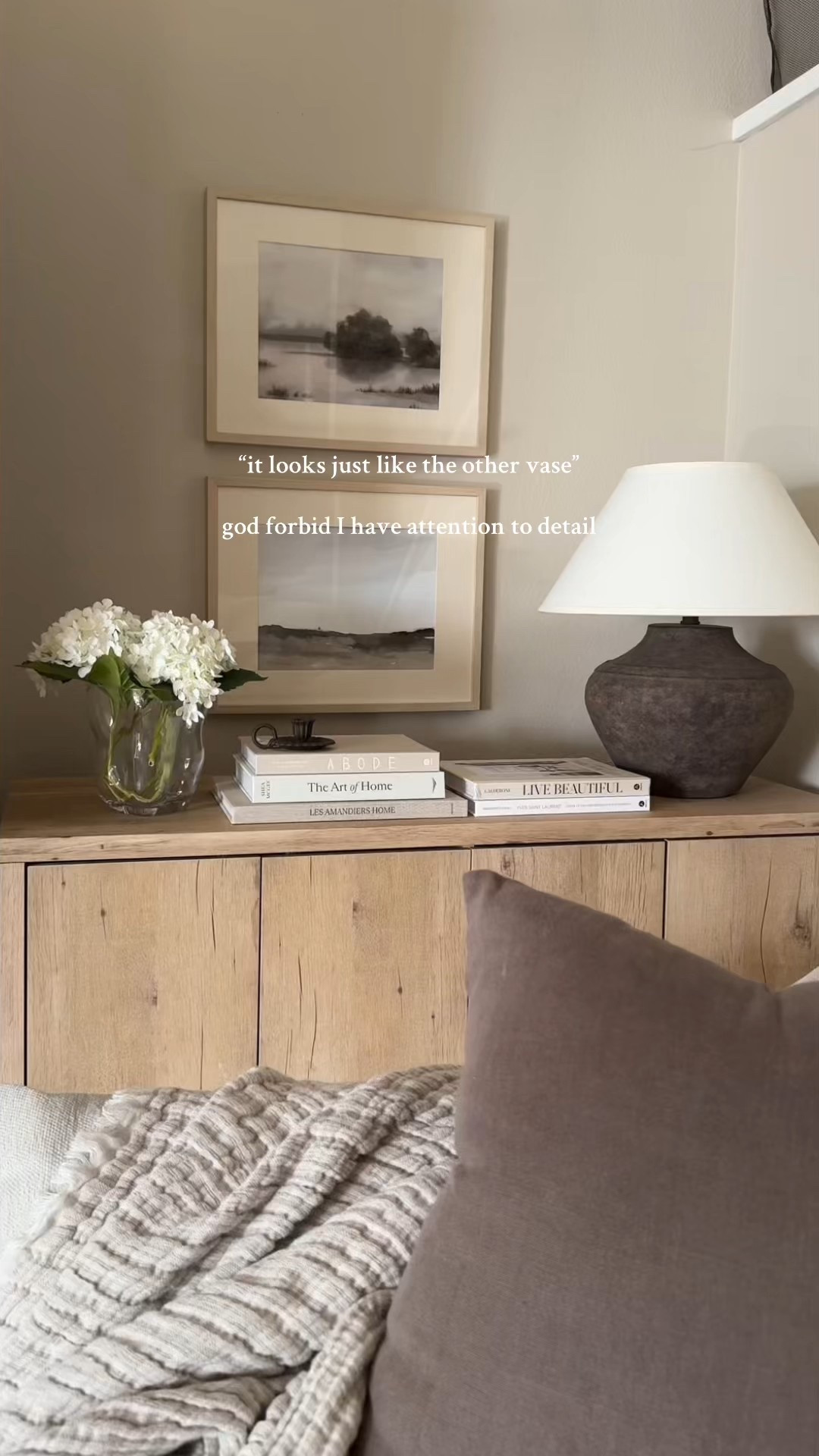 living room inspo, living room ideas, cabinet styling, wood cabinet styling, sideboard styling, media stand styling, neutral living room, glass vase, affordable home decor, spring home decor

#LTKHome #LTKStyleTip #LTKSeasonal
