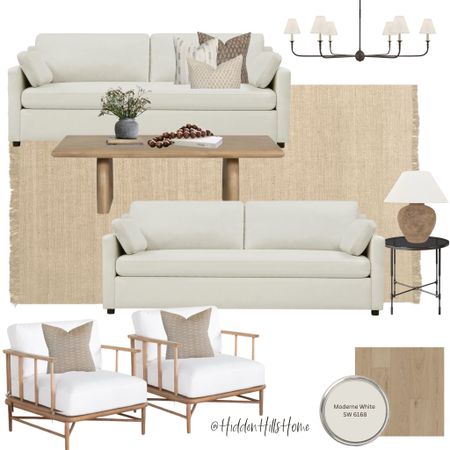 Modern transitional living room mood board, family room design inspo, den mood board, living room decor #homedecor

#LTKsalealert #LTKstyletip #LTKhome