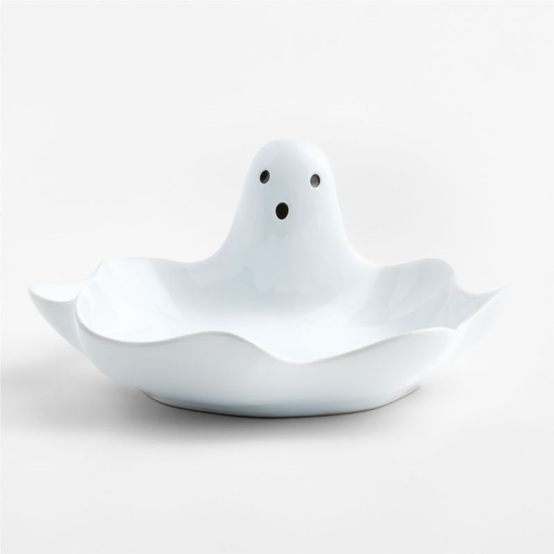 Ghost Stoneware Candy Bowl | Crate & Barrel
