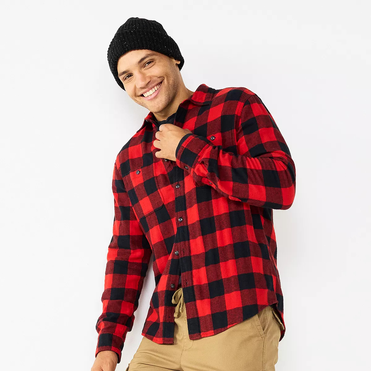 Men's Sonoma Goods For Life® Flannel Button-Down Shirt | Kohl's