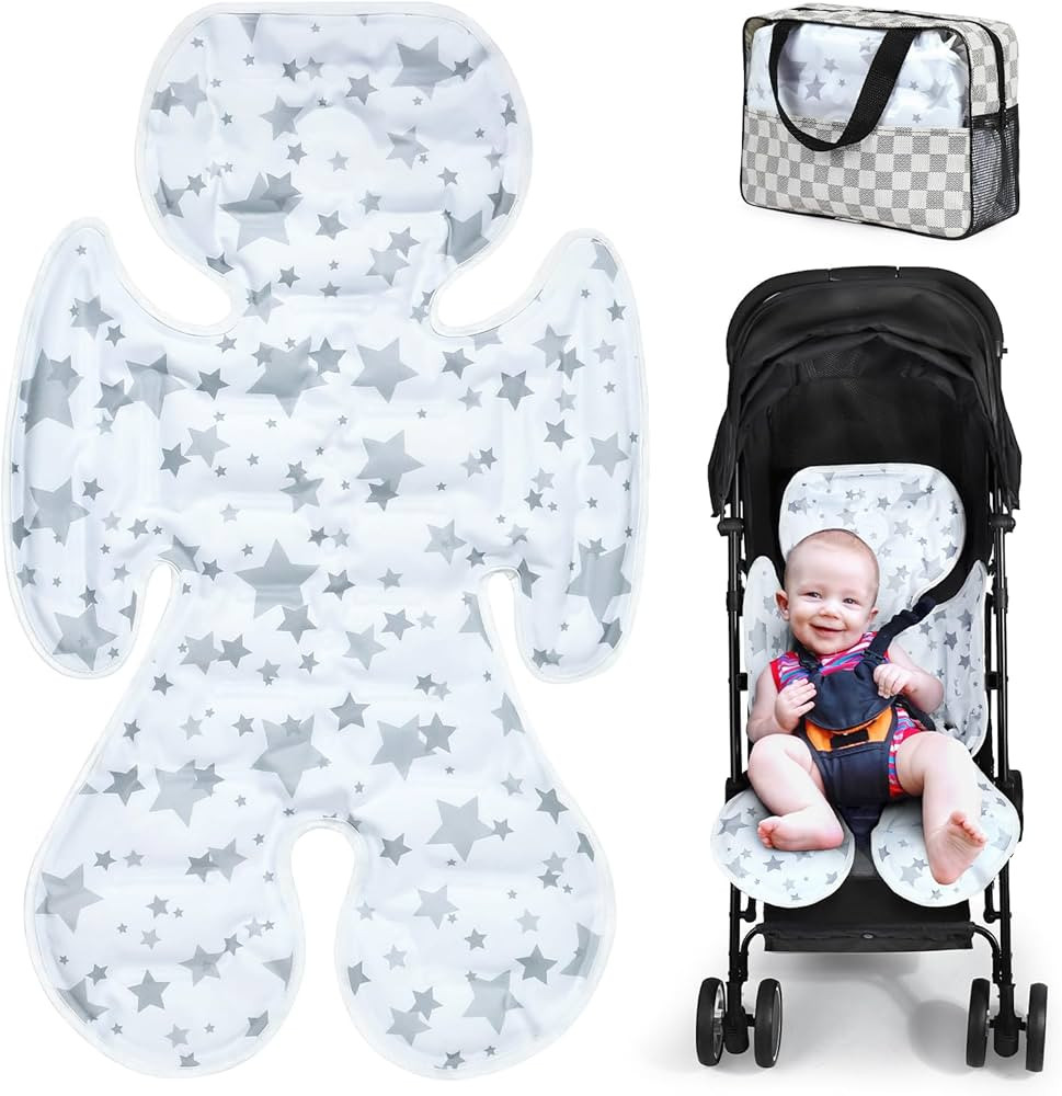 Orzbow Universal Stroller Cooling Pad, Double Sided Car Seat Cooler Liner, Gel Baby Cooling Pad C... | Amazon (US)