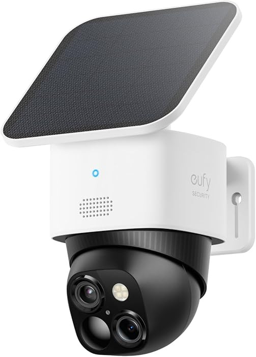 eufy Security 3K Dual Camera, SoloCam S340, Solar Security Cameras Wireless Outdoor, Cameras for ... | Amazon (US)