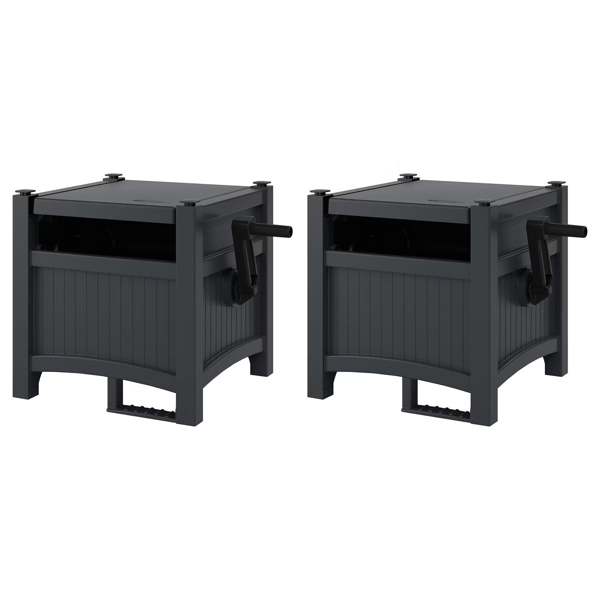 Suncast Hideaway 100 Foot Garden Hose Reel for 5 or 8 Inch Hoses with Stay Up Lid and Crank Handl... | Target