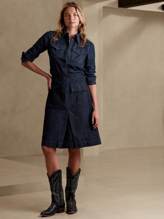 Maia Denim Skirt | Banana Republic (US)