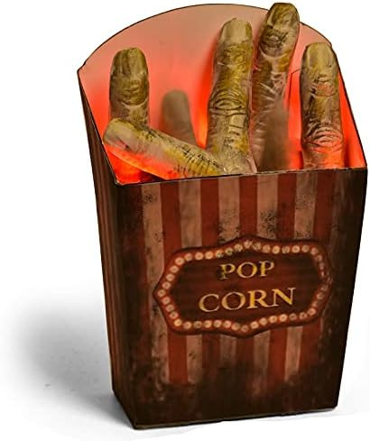 FUN LITTLE TOYS Halloween Popcorn Bucket Finger, Bloody Fake Fingers, Realistic Severed Fingers, Hal | Amazon (US)