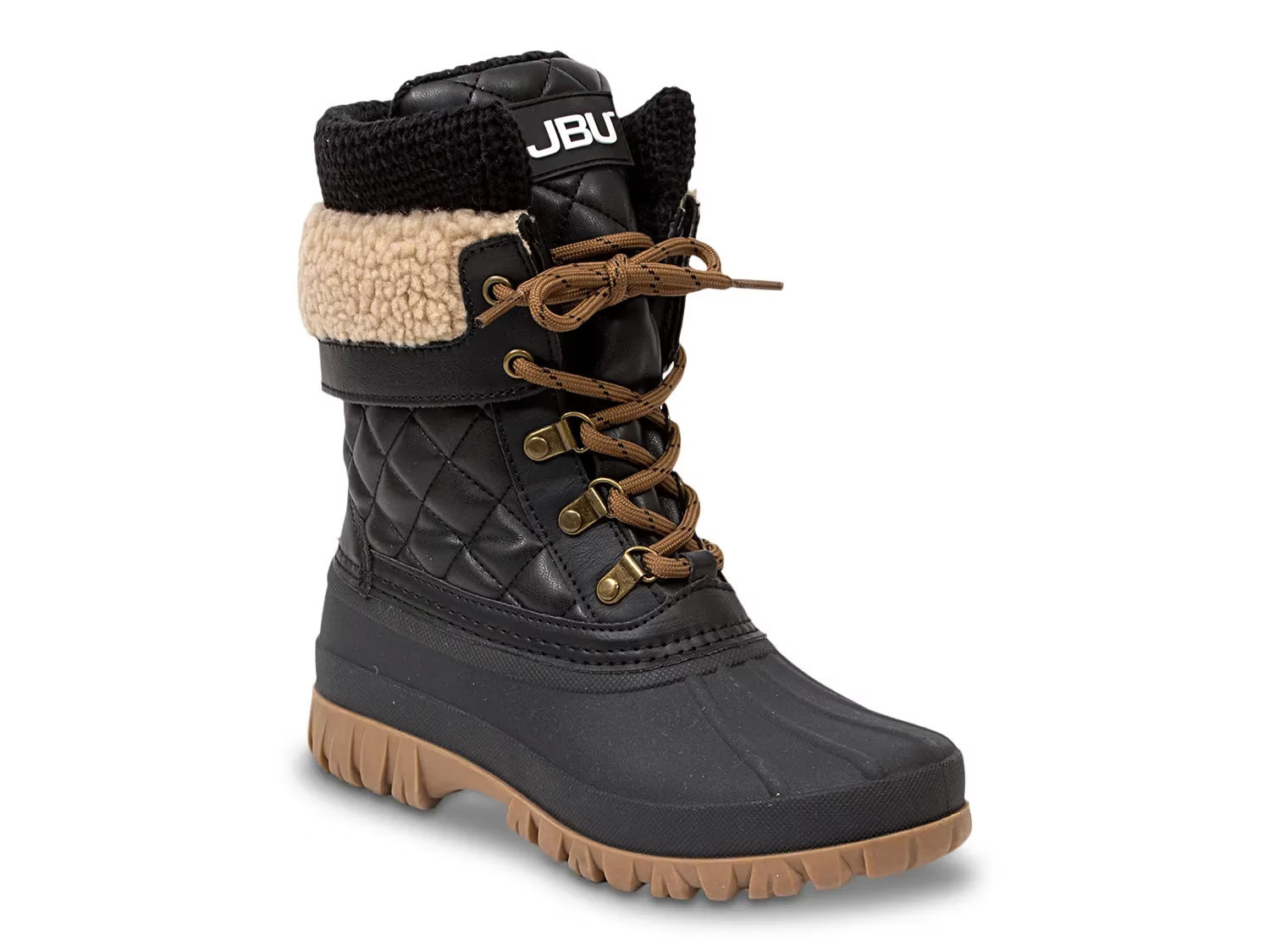 JBU by Jambu Creek Quilt Duck Boot | Women's | Black/Tan | Size 11 | DSW