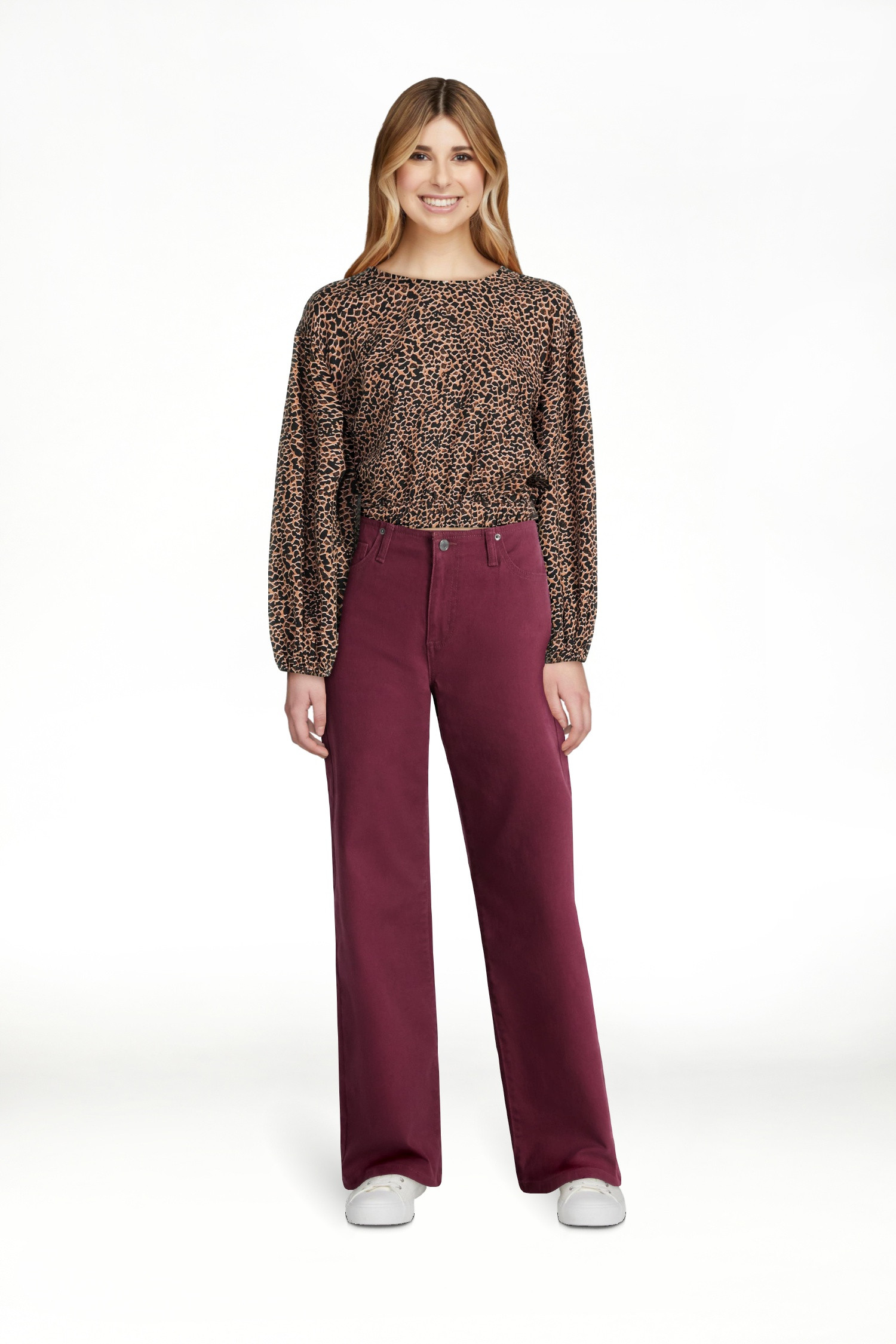 No Boundaries Baggy Wide Leg Jeans, 31.5'' Inseam, Women's | Walmart (US)