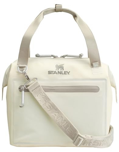 STANLEY All Day Julienne Mini Soft Cooler Bag and Lunch Box 7.4 Quarts | 10 Can Cooler with Handles and Strap | Stays Cold for Hours | Insulated Travel Bag with Zipper | BPA-Free | Cream | Amazon (US)
