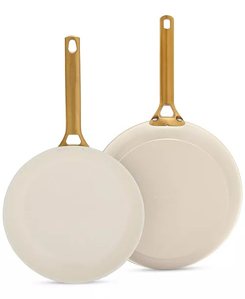 GreenPan Reserve Pro Ceramic Nonstick Frypan set, 10" and 12"  - Macy's | Macy's