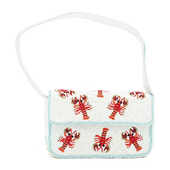new!SOL and MER Beaded Baguette Shoulder Bag | JCPenney