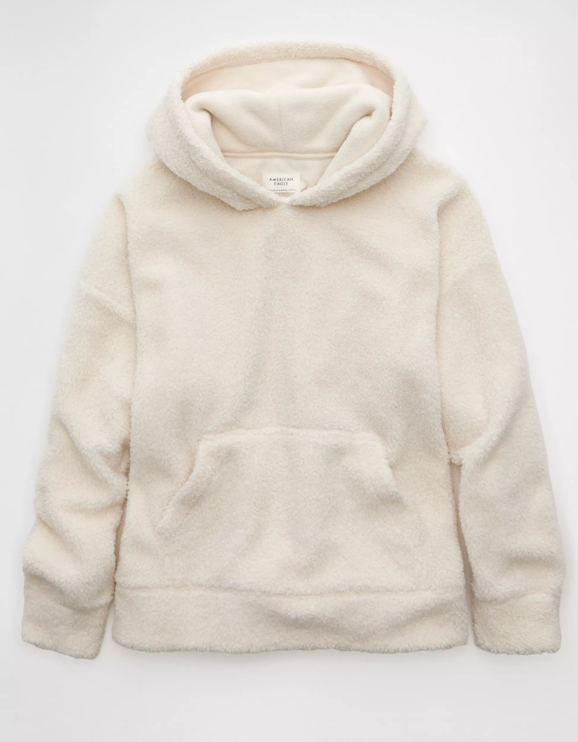 AE Sherpa Fleece Hoodie | American Eagle Outfitters (US & CA)