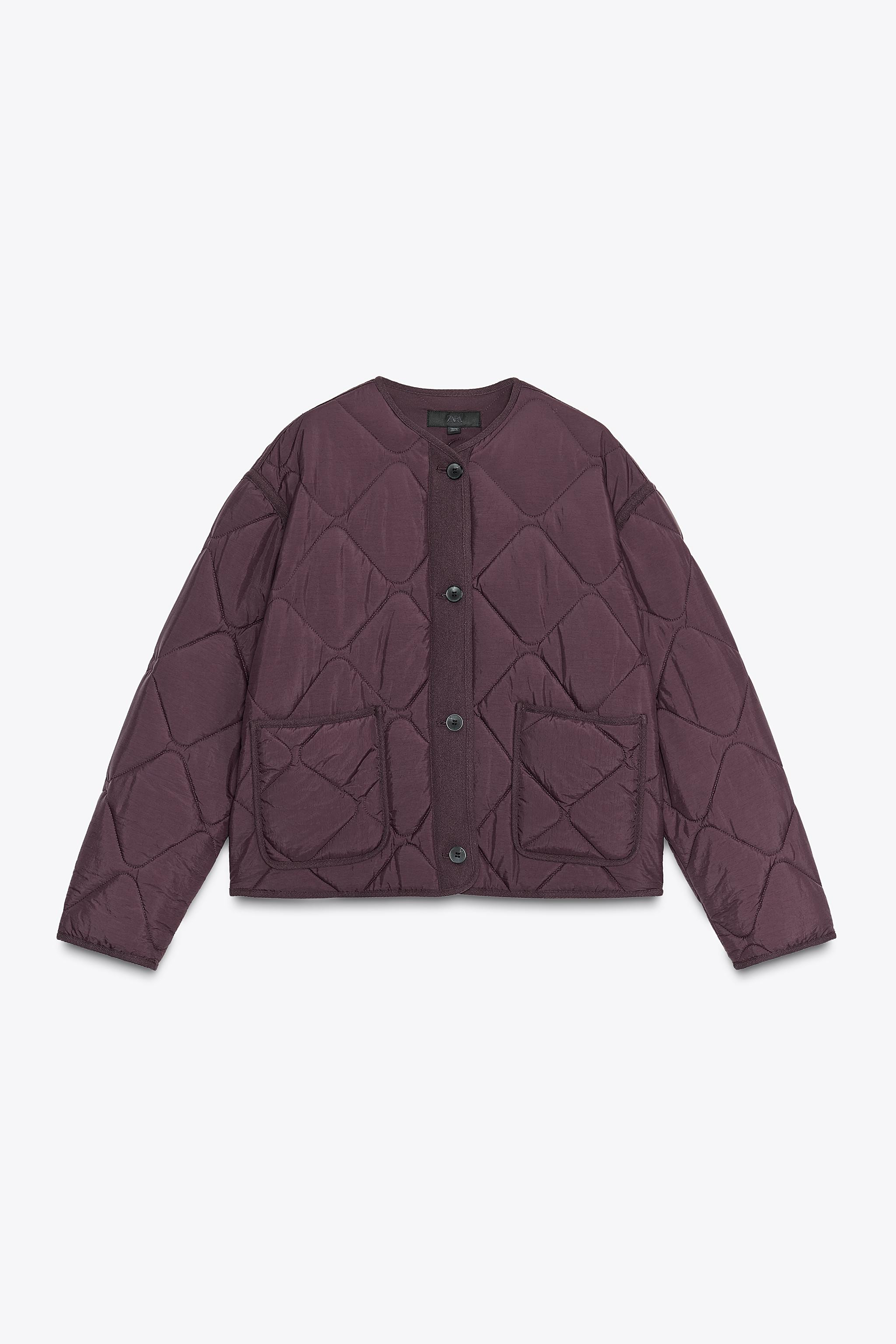 QUILTED JACKET WITH PATCH POCKETS | Zara US