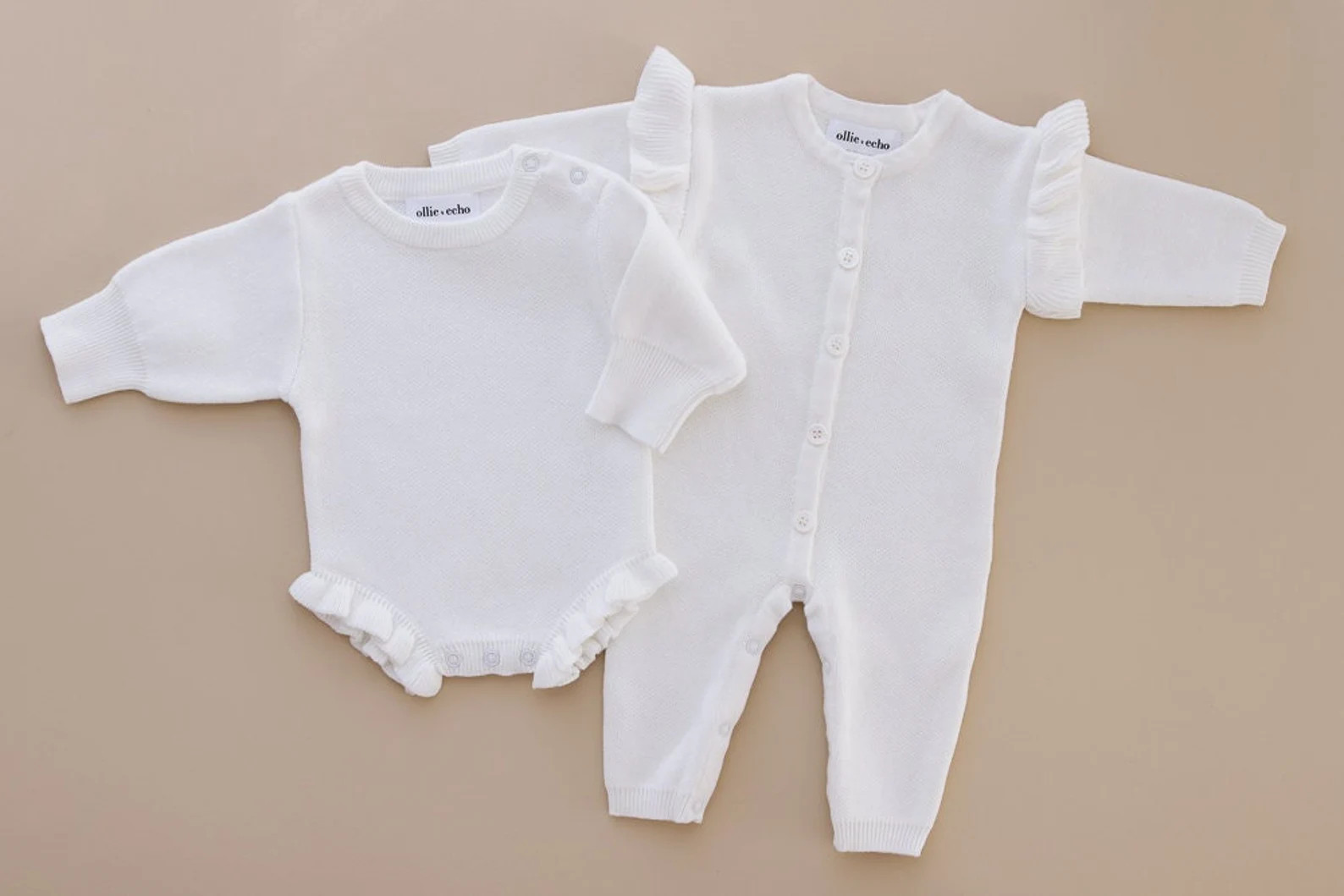 Knitted Frill Leg Baby Romper, Baby Onesie, Frill Baby Romper, Baby Bodysuit, Going Home Outfit, ... | Etsy (US)