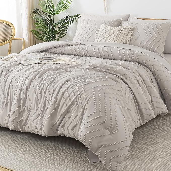 Litanika Linen California King Size Comforter Set with Sheets - 7 Pieces Bed in a Bag California ... | Amazon (US)