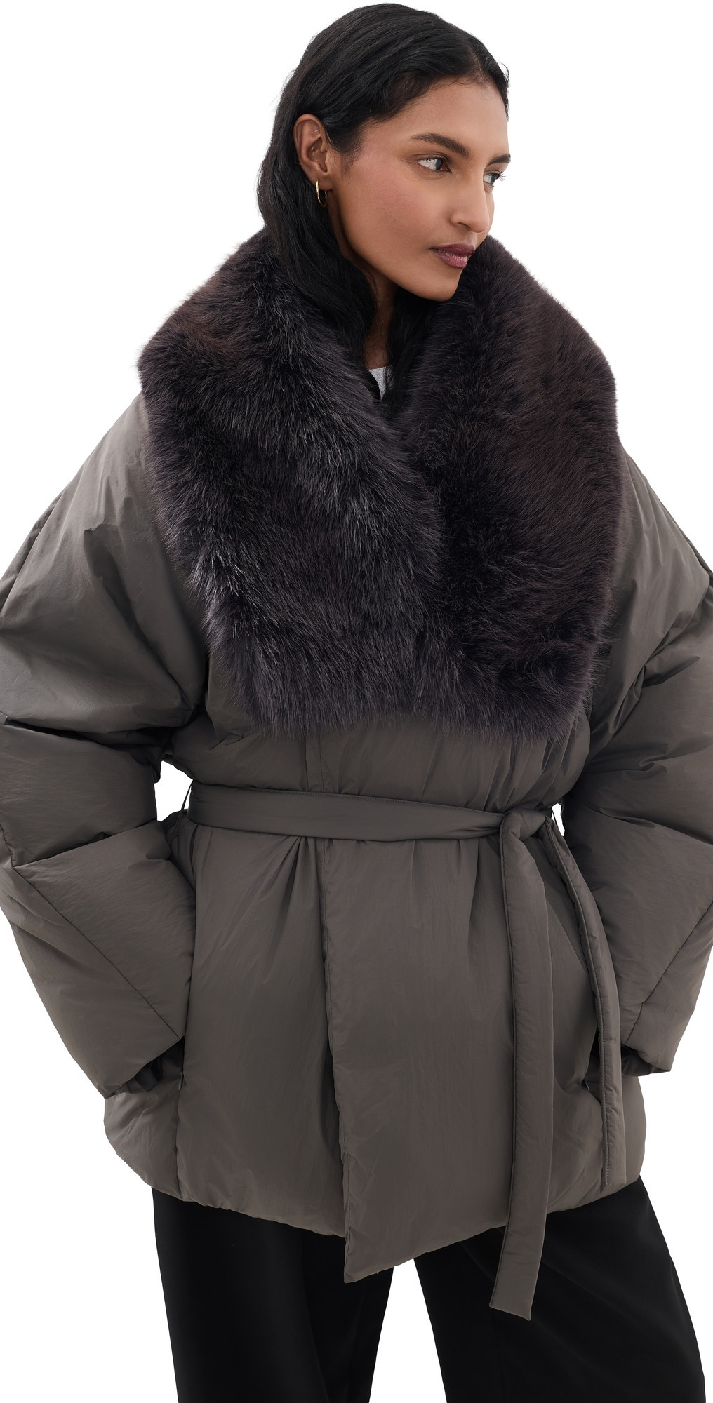 Source Unknown Egizio Puffer Down Jacket Charcoal M/L | Shopbop