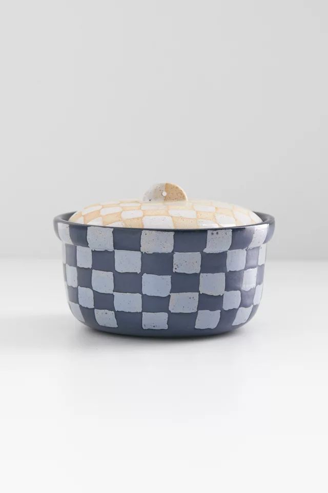 Pax Checkerboard Soup Crock | Urban Outfitters (US and RoW)