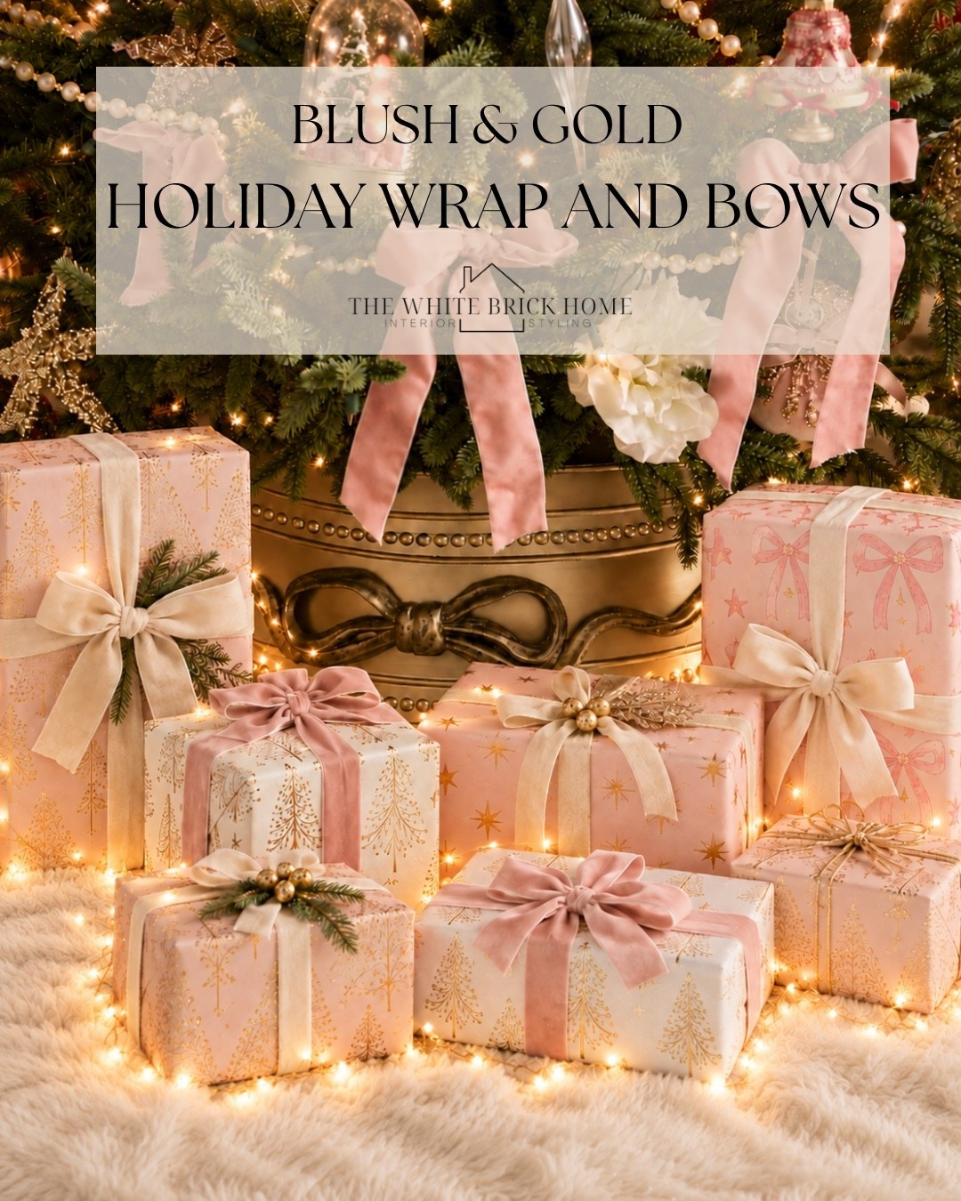 I’ve rounded up the cutest holiday gift wrap for a chic, blush and gold Christmas gift presentation! 

Christmas, Christmas gifts, wrapping paper, Christmas wrapping paper, gift wrap, gift wrapping paper, Christmas wrapping paper, girls, Christmas gift wrap for girls, holiday, holiday decor, holiday gifts, Amazon, pink Christmas, blush Christmas, Christmas tree, holiday tree, loveshackfancy, tree collar, Amazon gift wrap