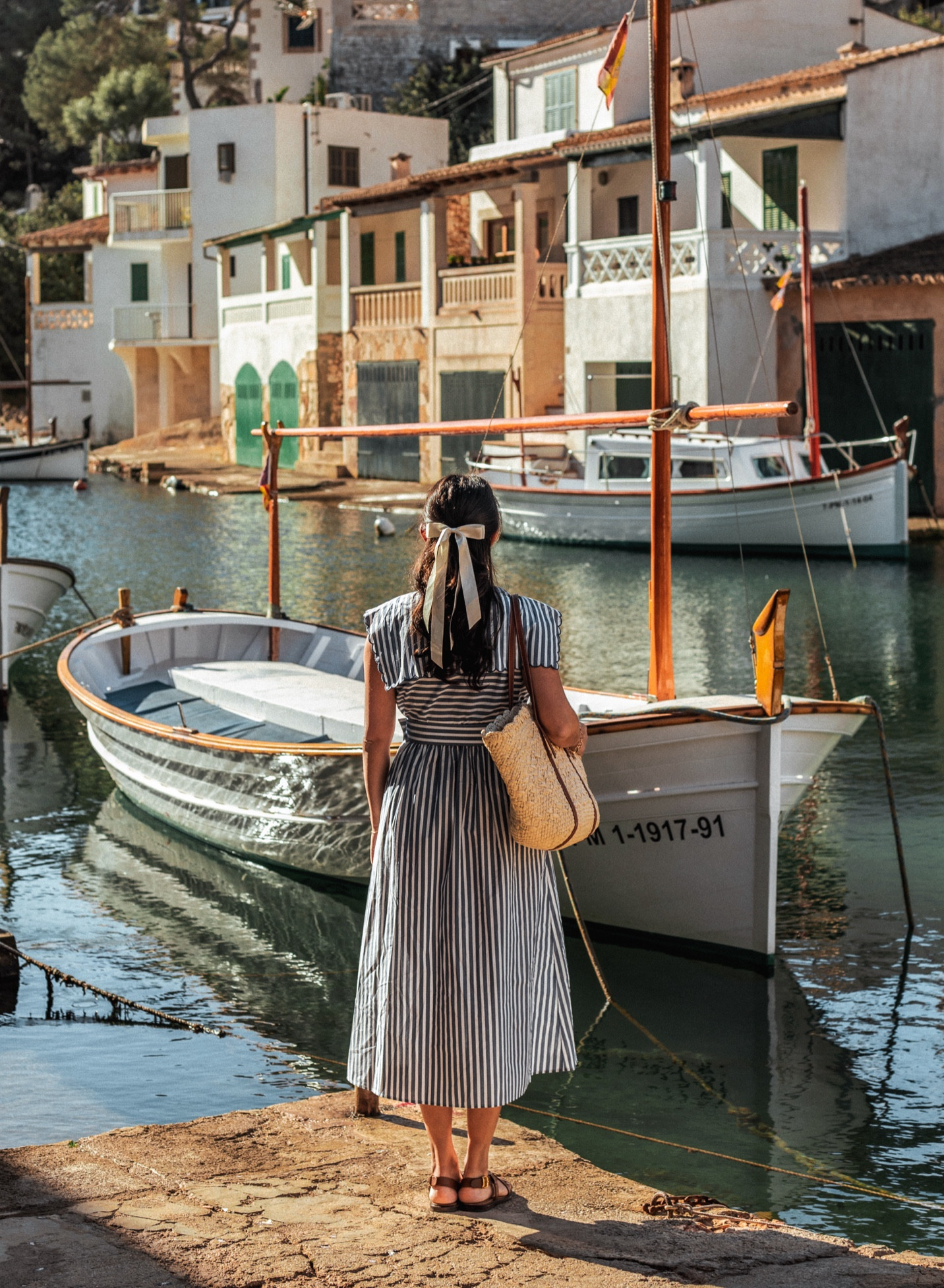 The cutest nautical stripe summer dress 