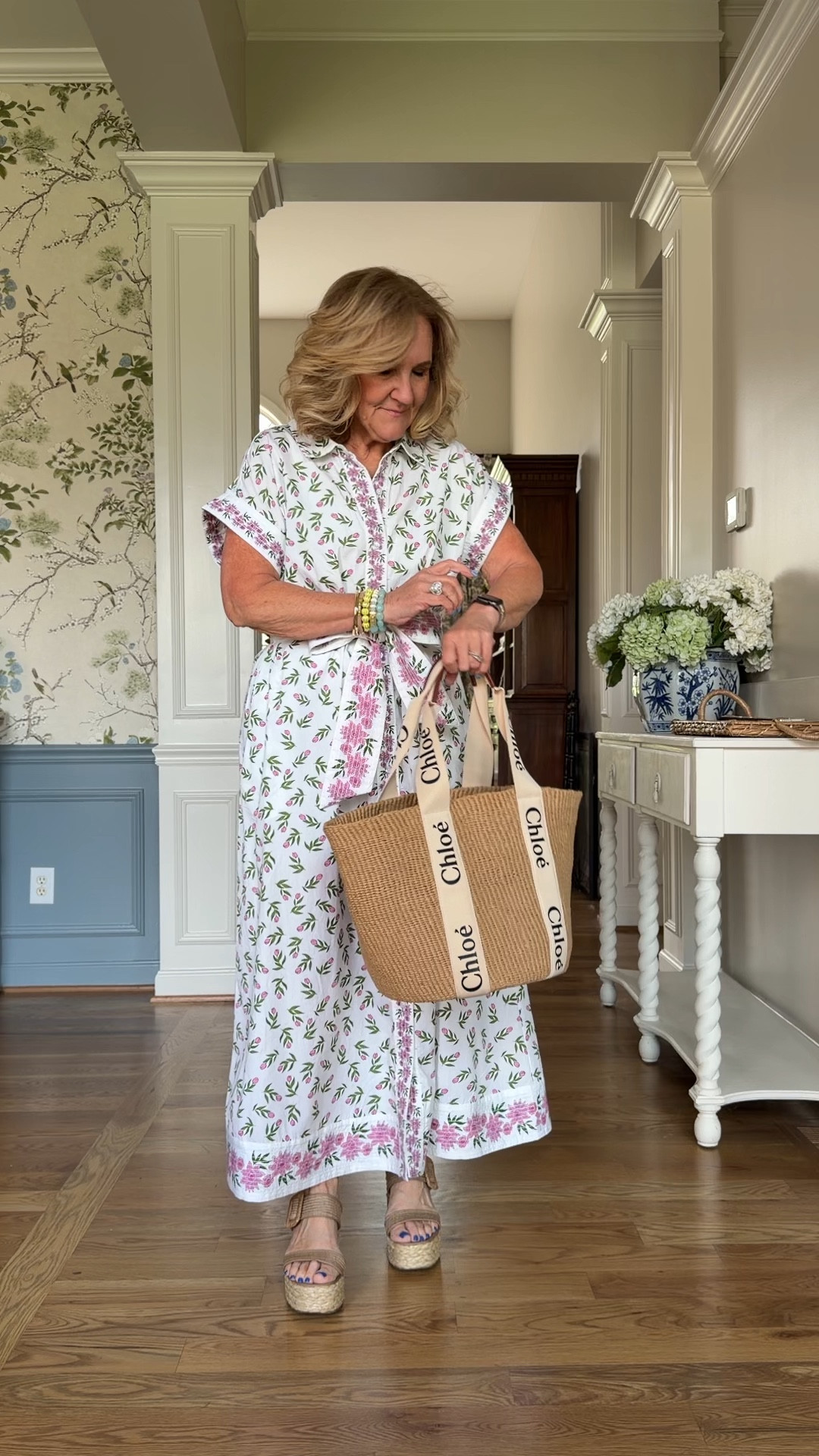 @belk dress for Easter? Yes please! Wearing a medium  
20% off my bracelets code NANETTE20

#LTKSaleAlert #LTKOver40 #LTKWedding