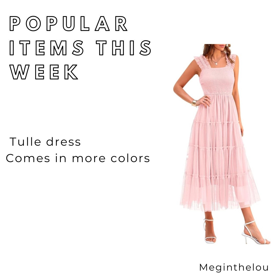 Wedding Guest Dress - comes in more colors 

#easterdress #easter #easteroutfit #spring #springdress #springfashion #amazon #tulledress #smockeddress #LTKStyleTip #LTKU #LTKOver40

#LTKSeasonal #LTKFindsUnder100 #LTKWedding