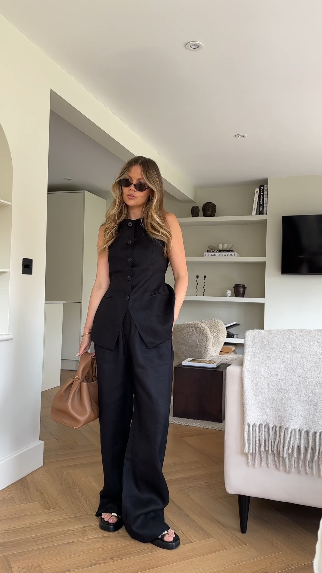 Waistcoat suit set, waistcoat set,
Black waistcoat, linen waistcoat. Linen suit, button up, Chic outfit, daytime outfit, everyday look 

I am wearing a size uk 8 🦓🤍

#LTKuk #LTKeurope #LTKsummer