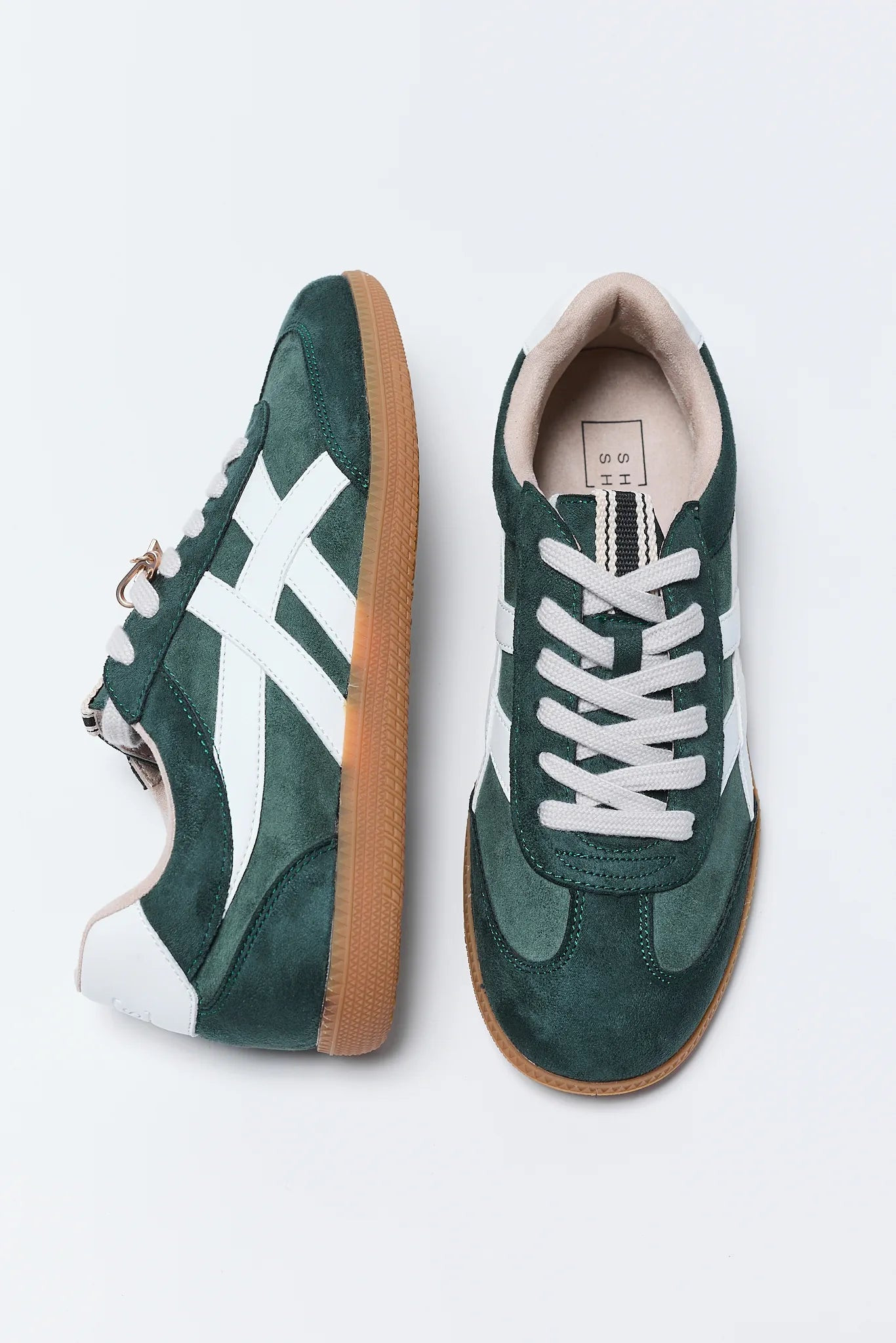 Sasha Green Sporty Sneakers | Avara