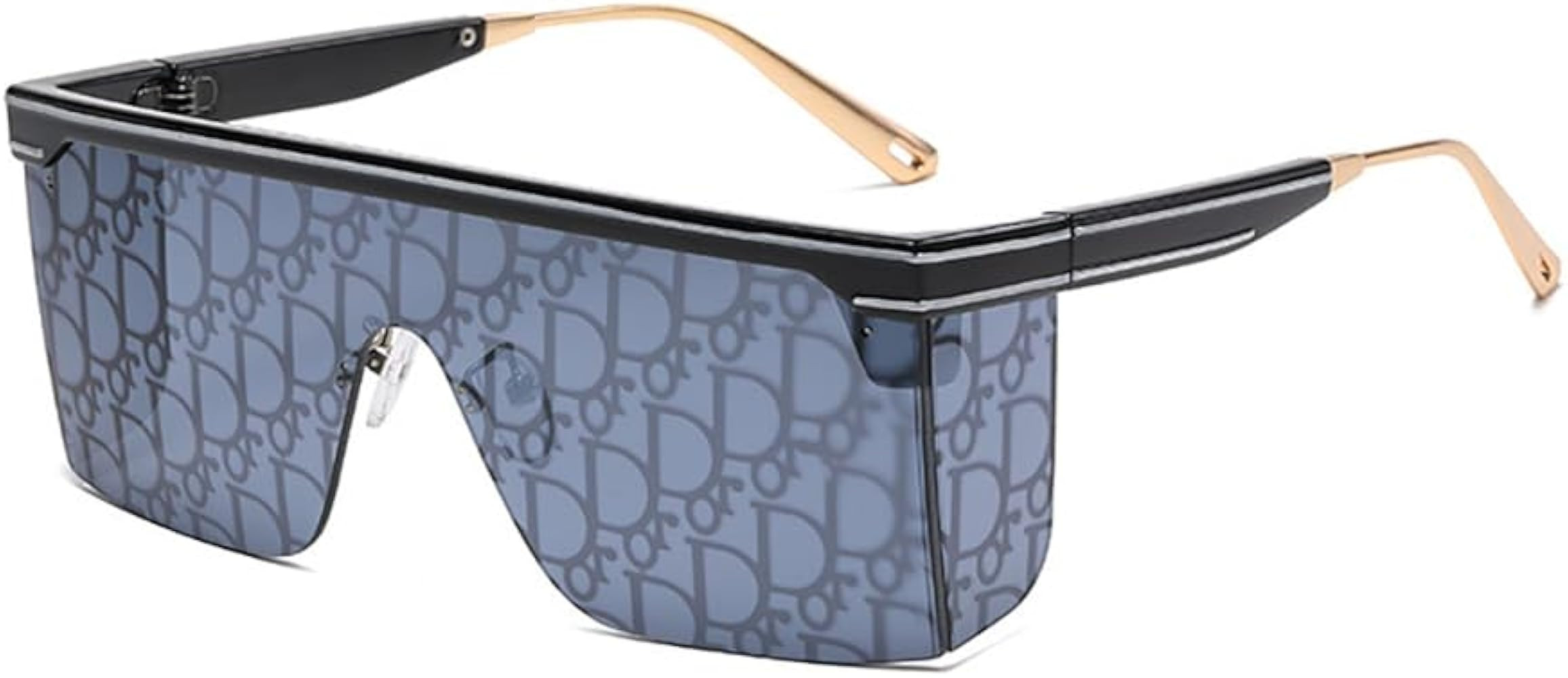 Ellipse Sunglasses Trendy Sunglasses UV400 Sun glasses UV Blocking Men Women Classic Trendy MC757 | Amazon (US)